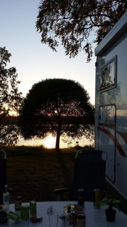 en vacker bild från husbilen