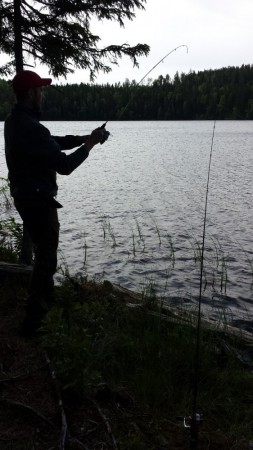 Där hade gubben en baddare på i stora åstjärn